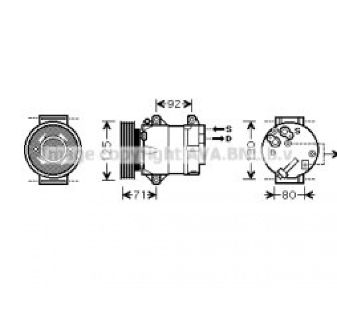 Компресор  RTK479 AVA COOLING