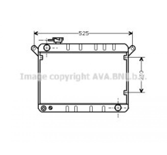 Радиатор TO2323 AVA COOLING