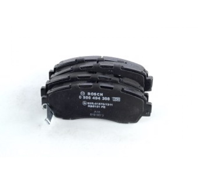 Тормозные колодки передние дисковые 0 986 494 308 BOSCH