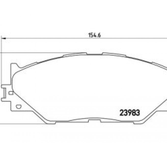 Колодки гальмівні дискові P 85 081 BREMBO