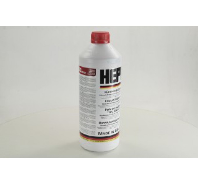 Антифриз HEPU G12 READY MIX RED-37C (Канистра 1,5л)