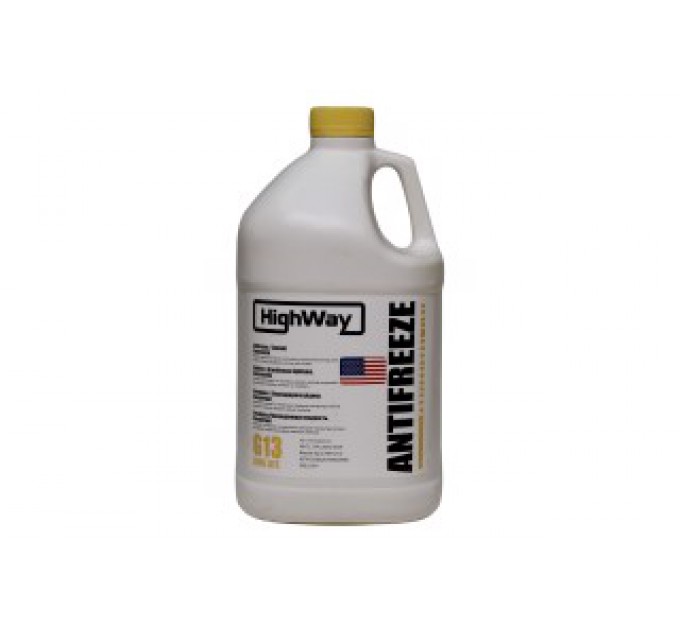 Антифриз HighWay ANTIFREEZE G13 концентрат желтый 3,78л