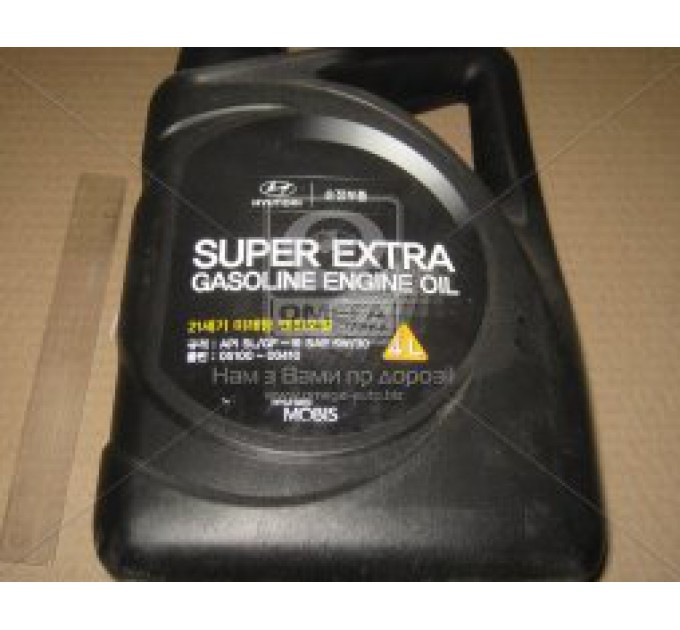 Олива моторна Hyundai/Kia Super Extra Gasoline 5W-30 API SL, ILSAC GF-3, 05100-00410 (Каністра 4л)