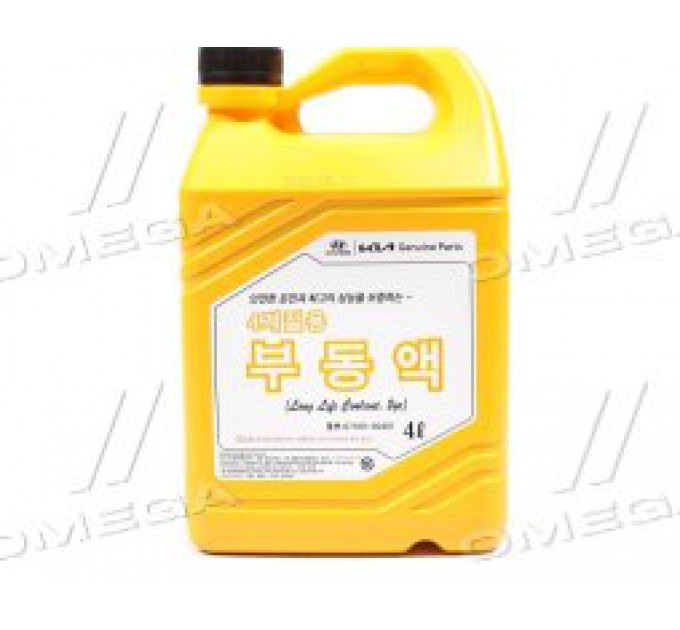 Антифриз Hyundai/Kia Long Life Coolant красный концентрат 07100-00401 (Канистра 4л)