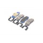 Колодки тормозные дисковые 581012HA10 Mobis