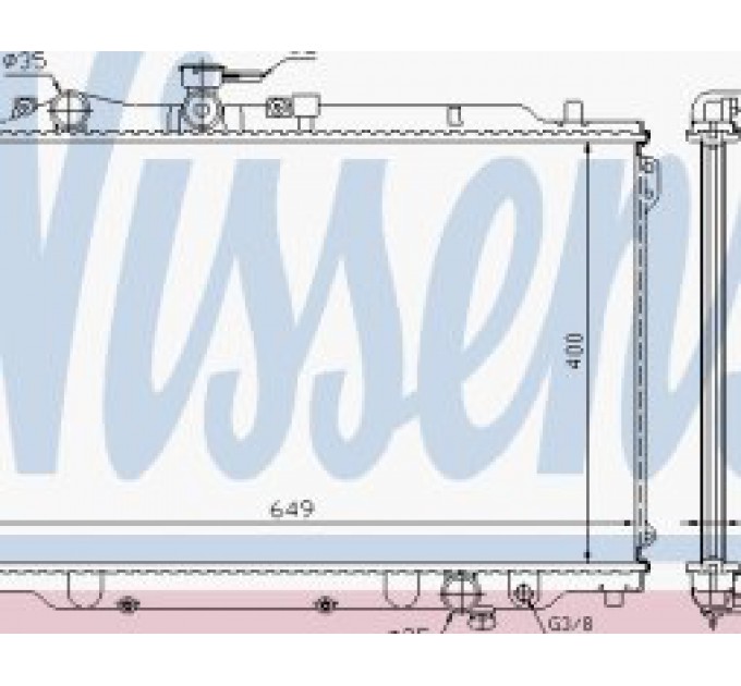 Радиатор 62405A Nissens