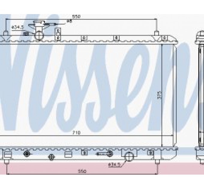 Радиатор 64205 Nissens