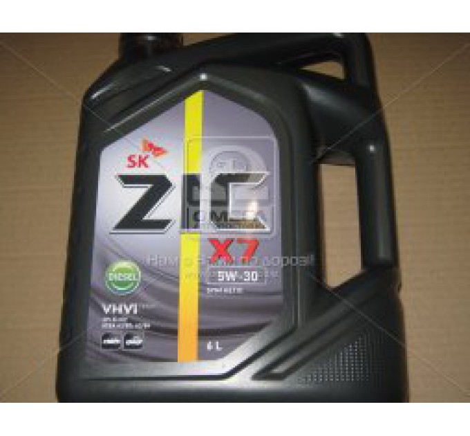 Олива моторн. ZIC X7 5W-30 Diesel (Каністра 6л)