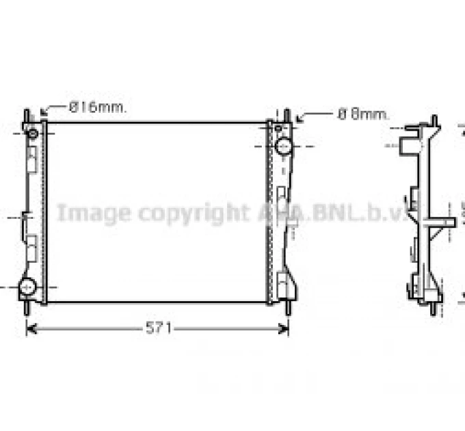 Радиатор DNA2248 AVA COOLING