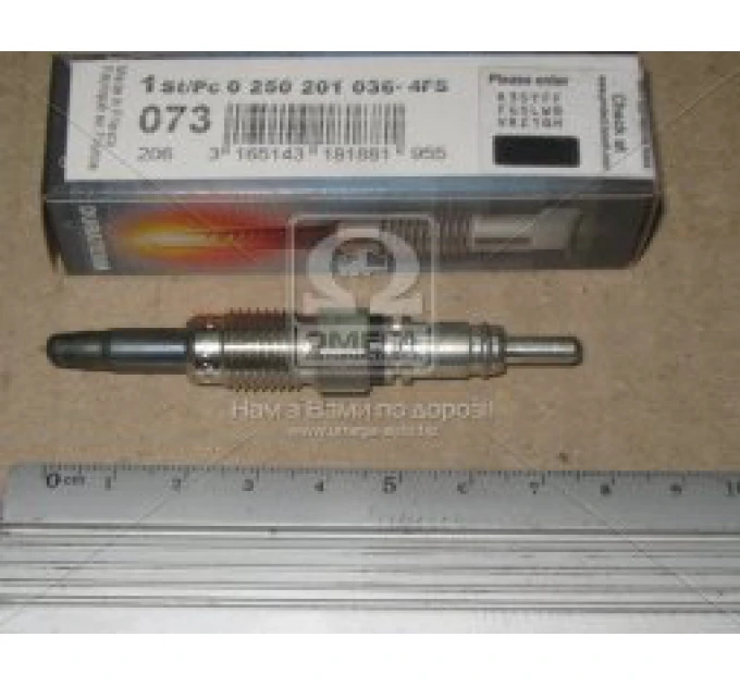 Свічки розжарювання  0250201036 BOSCH