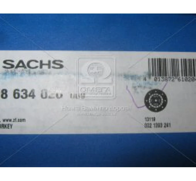 Диск сцепления 1878 634 026 SACHS
